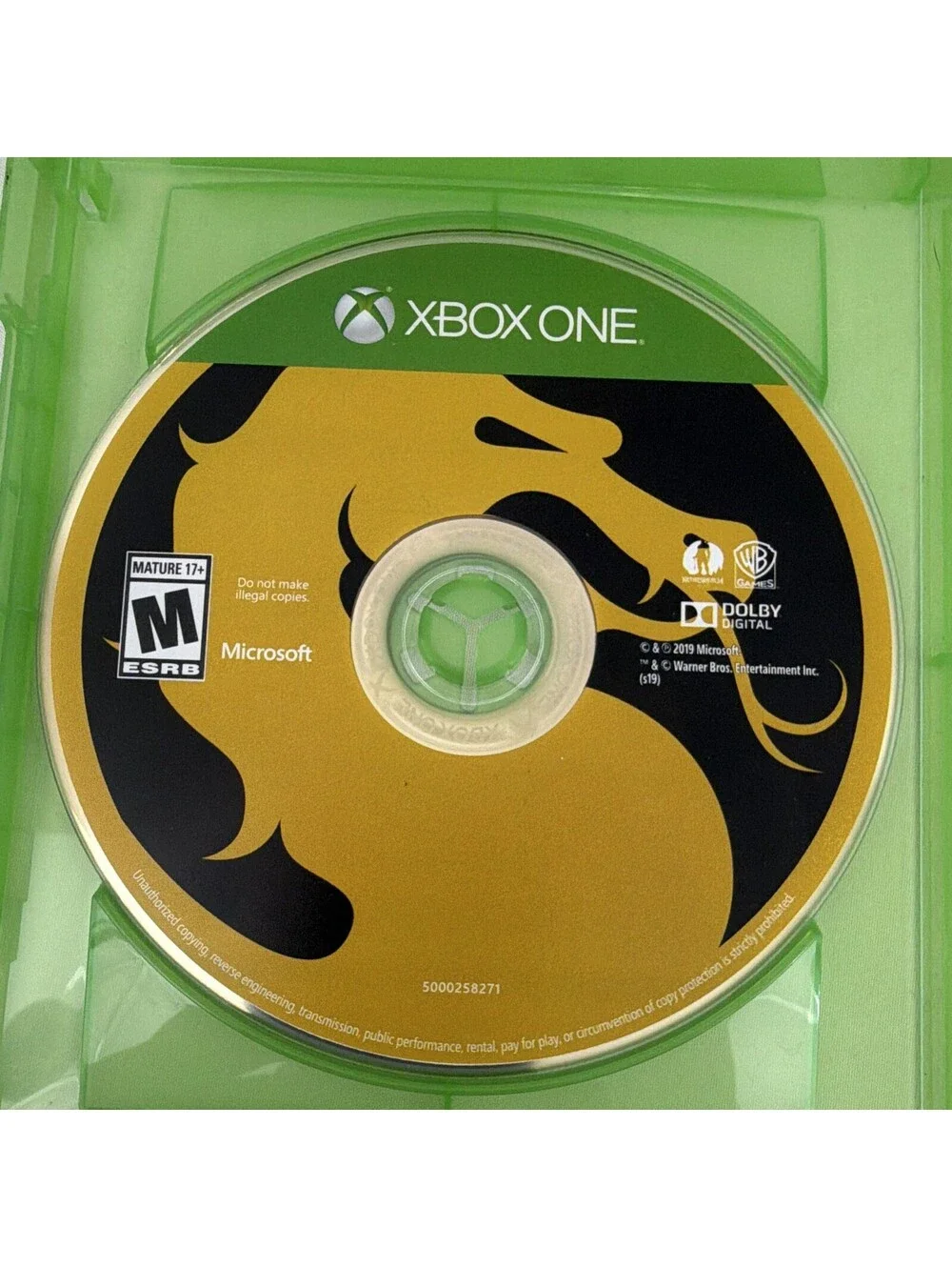 Warner Bros. Games Mortal Kombat 11 Xbox One Fighting M 2019 Dolby Digital